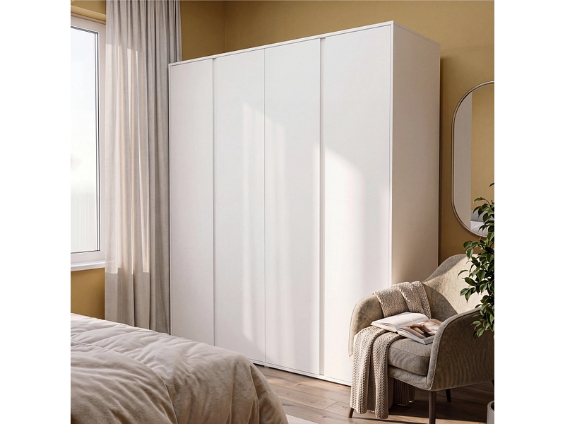 Drehtürenschrank LUMIA weiss Drehtürenschrank LUMIA weiss