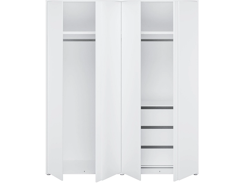 Drehtürenschrank LUMIA weiss Drehtürenschrank LUMIA weiss