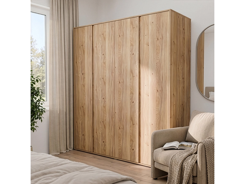 Drehtürenschrank LUMIA eiche Drehtürenschrank LUMIA eiche