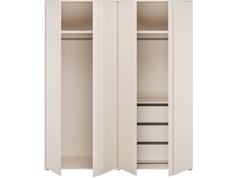Drehtürenschrank LUMIA sand Drehtürenschrank LUMIA sand