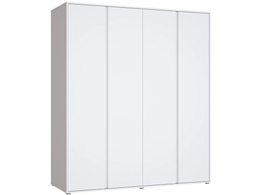 Drehtürenschrank LUMIA weiss