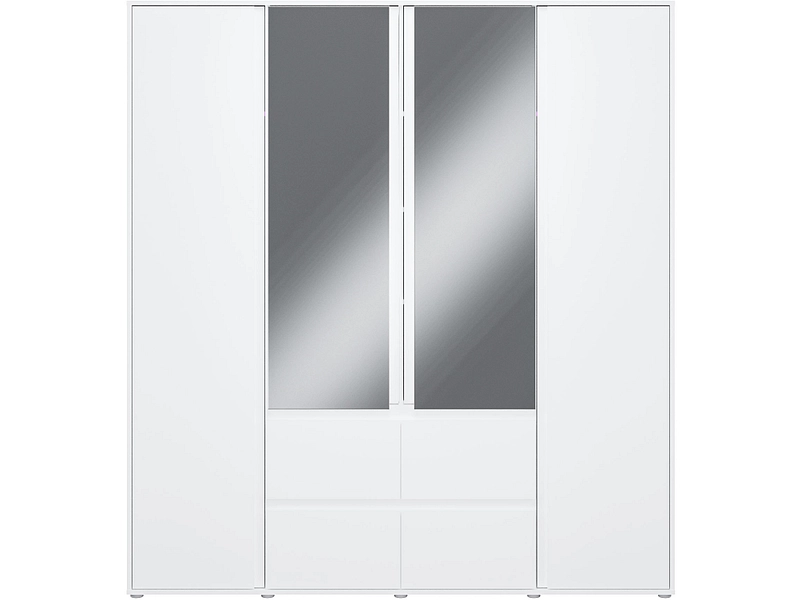 Drehtürenschrank LUMIA weiss Drehtürenschrank LUMIA weiss
