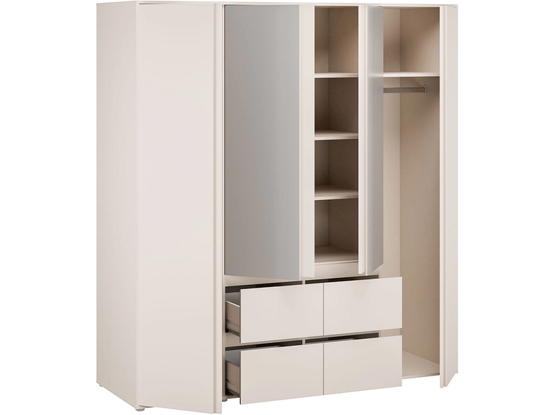 Drehtürenschrank LUMIA sand Drehtürenschrank LUMIA sand