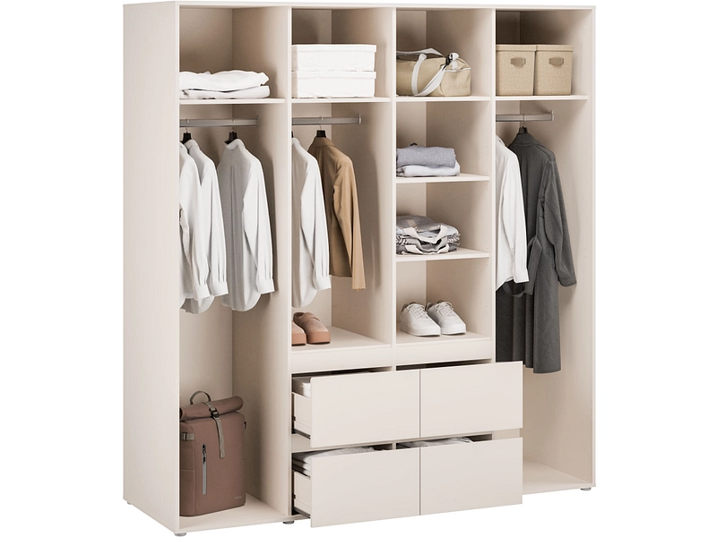 Drehtürenschrank LUMIA sand Drehtürenschrank LUMIA sand