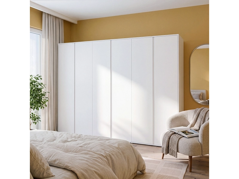 Drehtürenschrank LUMIA weiss Drehtürenschrank LUMIA weiss