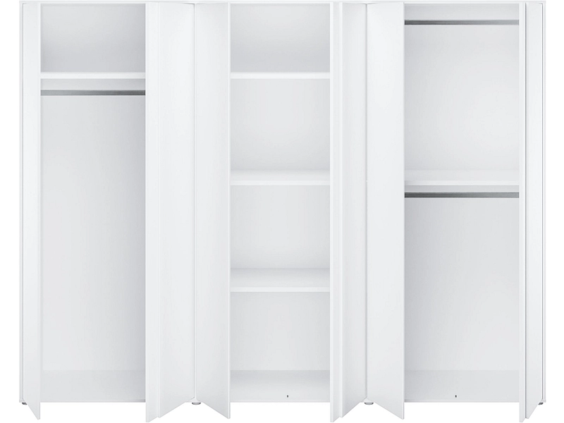 Drehtürenschrank LUMIA weiss Drehtürenschrank LUMIA weiss