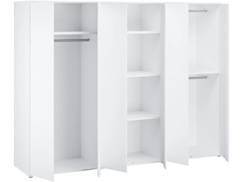 Drehtürenschrank LUMIA weiss Drehtürenschrank LUMIA weiss