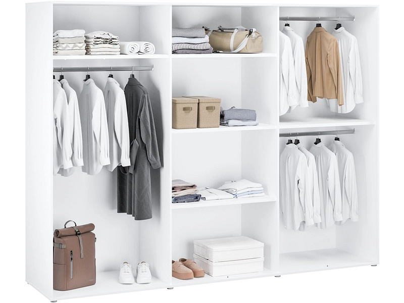 Drehtürenschrank LUMIA weiss Drehtürenschrank LUMIA weiss