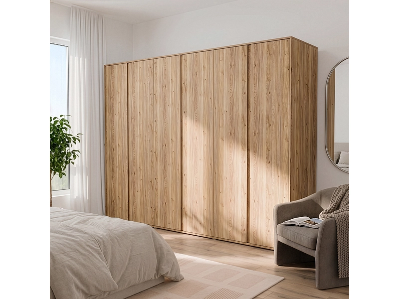Drehtürenschrank LUMIA eiche Drehtürenschrank LUMIA eiche