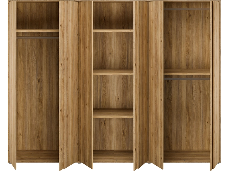 Drehtürenschrank LUMIA eiche Drehtürenschrank LUMIA eiche