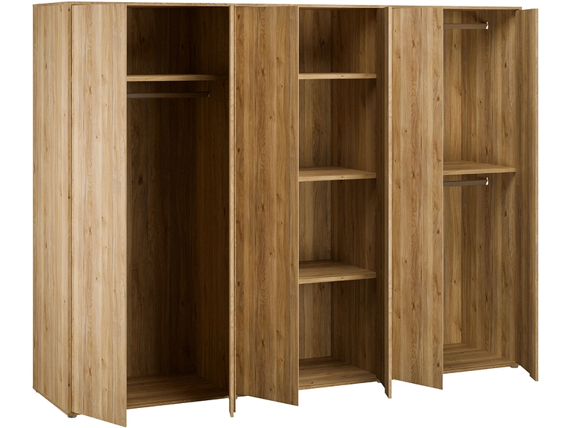 Drehtürenschrank LUMIA eiche Drehtürenschrank LUMIA eiche