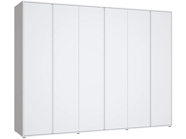 Drehtürenschrank LUMIA weiss