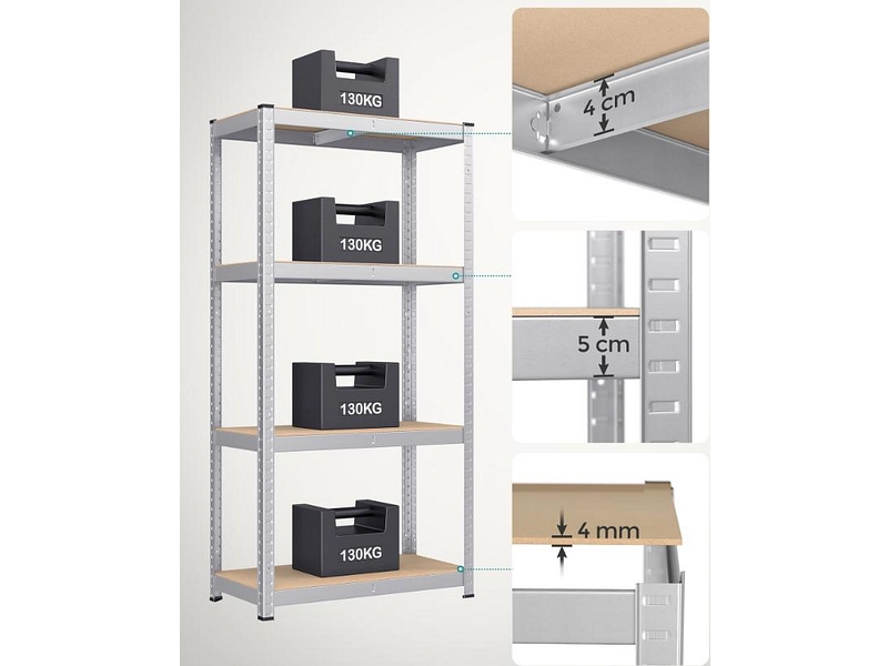 SONGMICS Set di 2 scaffali per carichi pesanti SMART SONGMICS Set di 2 scaffali per carichi pesanti SMART