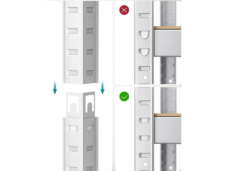 SONGMICS Set di 2 scaffali per carichi pesanti SMART SONGMICS Set di 2 scaffali per carichi pesanti SMART