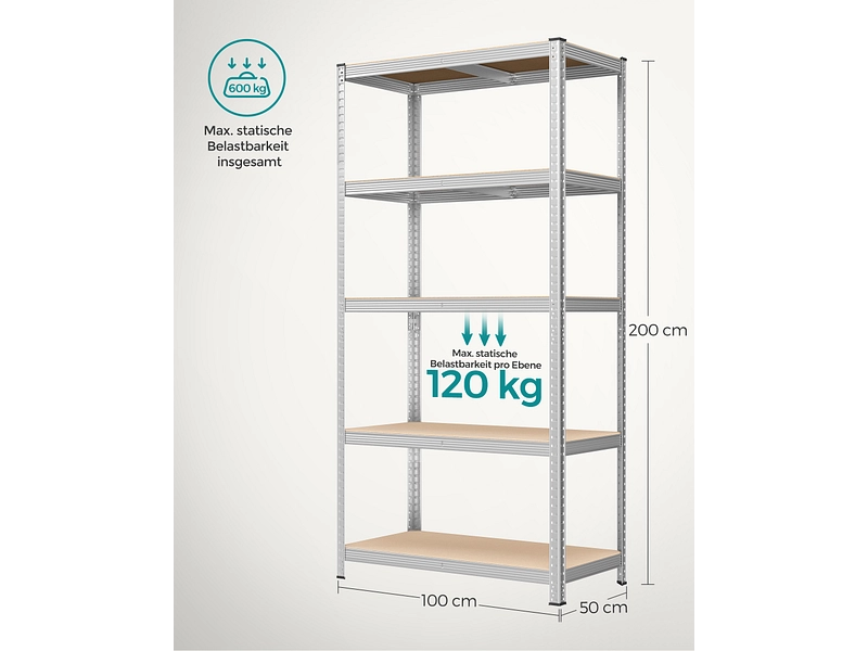SONGMICS Scaffale per carichi pesanti SMART SONGMICS Scaffale per carichi pesanti SMART