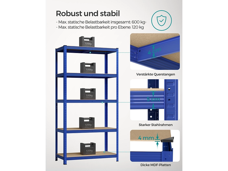 SONGMICS Scaffale per carichi pesanti SMART SONGMICS Scaffale per carichi pesanti SMART
