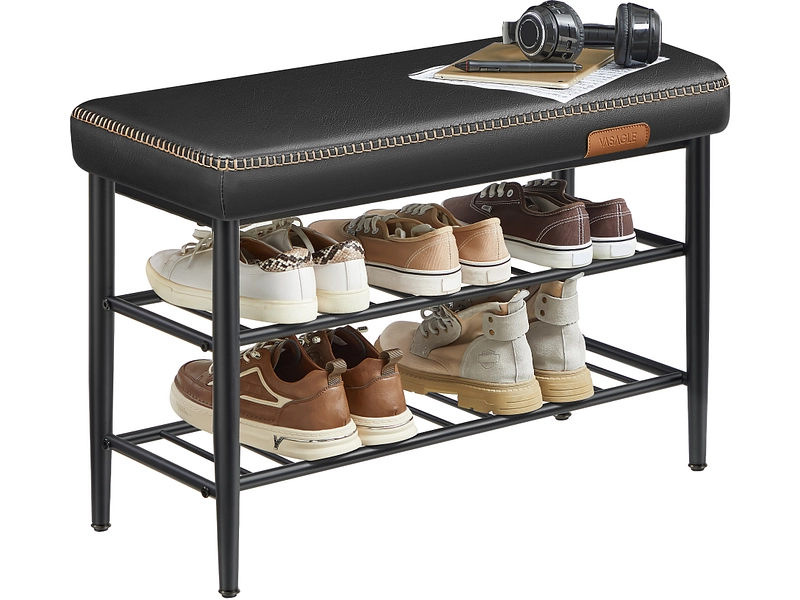Bank für Schuhe SONGMICS BENCH 6 Paar Schuhe schwarz
