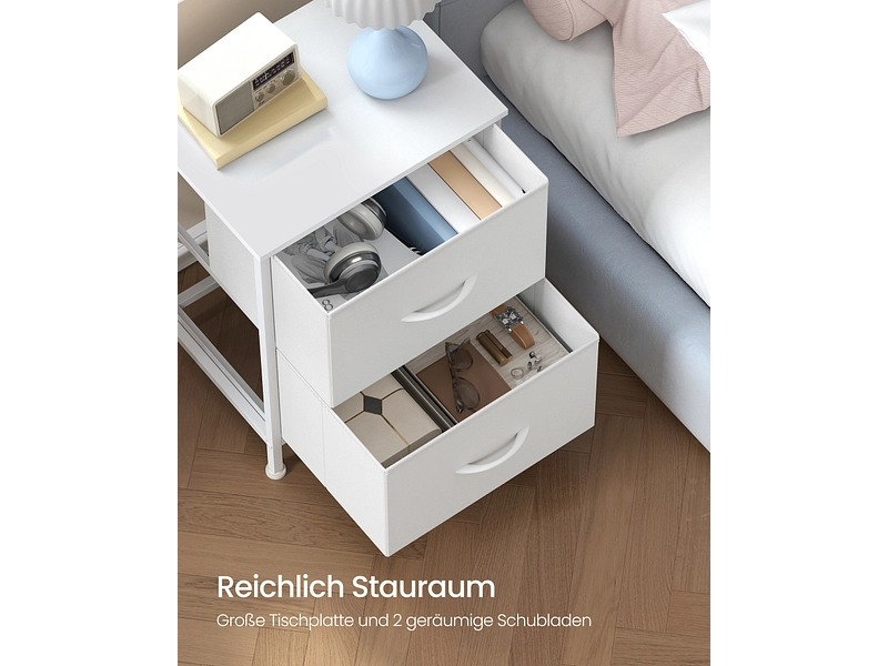 Nachttisch SONGMICS LIGHTY 2 Schubladen