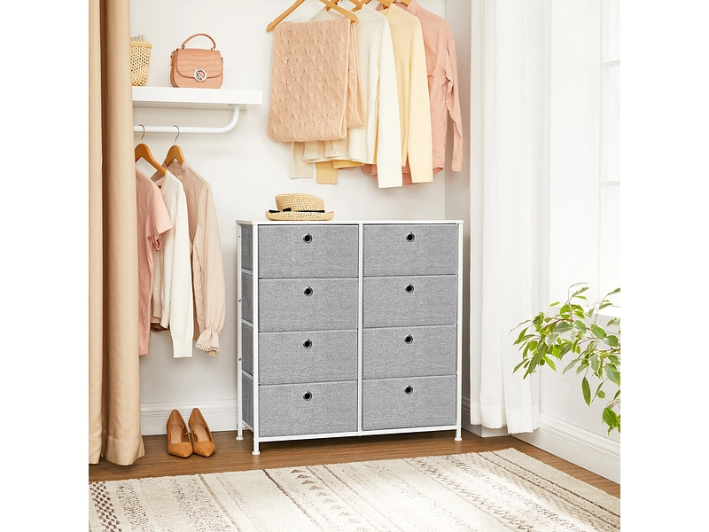 Commode SONGMICS LIGHTY 8 tiroirs Commode SONGMICS LIGHTY 8 tiroirs
