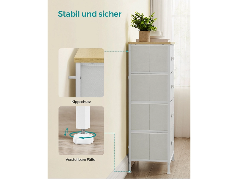 Kommode SONGMICS LIGHTY 4 Schubladen