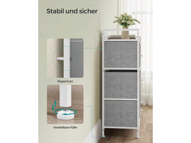 Kommode SONGMICS LIGHTY 7 Schubladen Kommode SONGMICS LIGHTY 7 Schubladen