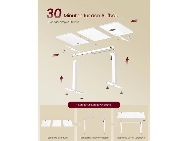 Bureau électrique SONGMICS LIGHTY Bureau électrique SONGMICS LIGHTY
