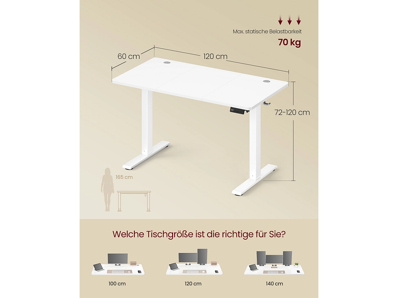 Bureau électrique SONGMICS LIGHTY Bureau électrique SONGMICS LIGHTY