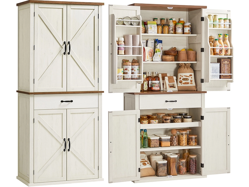 Armoire de rangement SADY blanc Armoire de rangement SADY blanc