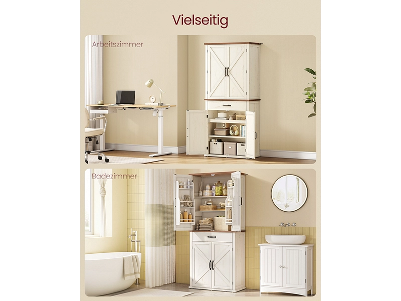 Armoire de rangement SADY blanc Armoire de rangement SADY blanc