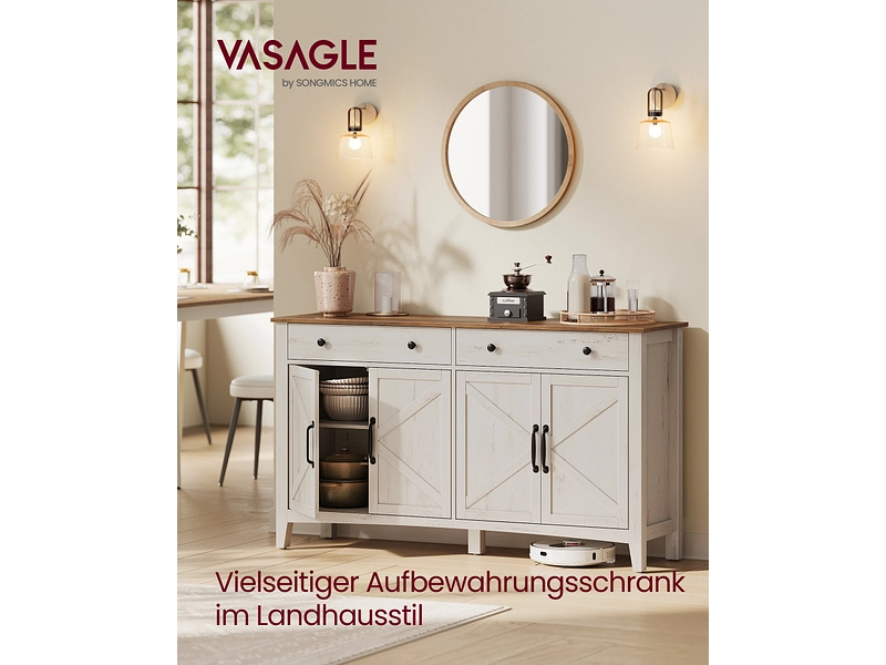 Sideboard SONGMICS SADY 4 Türen 2 Schubladen Sideboard SONGMICS SADY 4 Türen 2 Schubladen