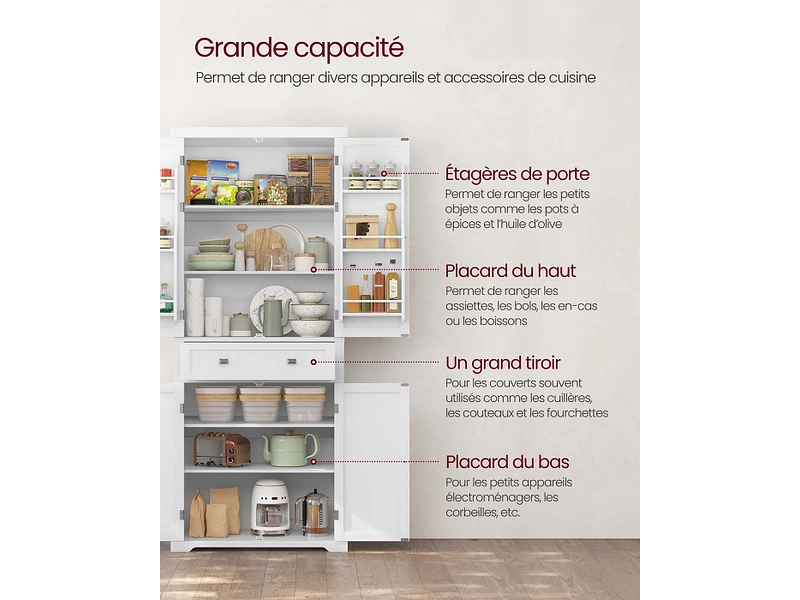 Armoire de rangement LIGHTY blanc nuage Armoire de rangement LIGHTY blanc nuage