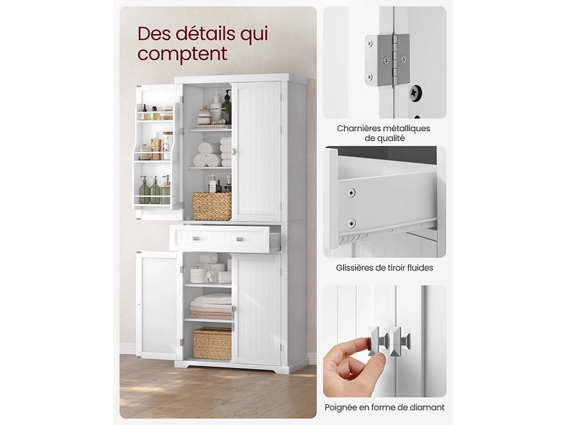 Armoire de rangement LIGHTY blanc nuage Armoire de rangement LIGHTY blanc nuage