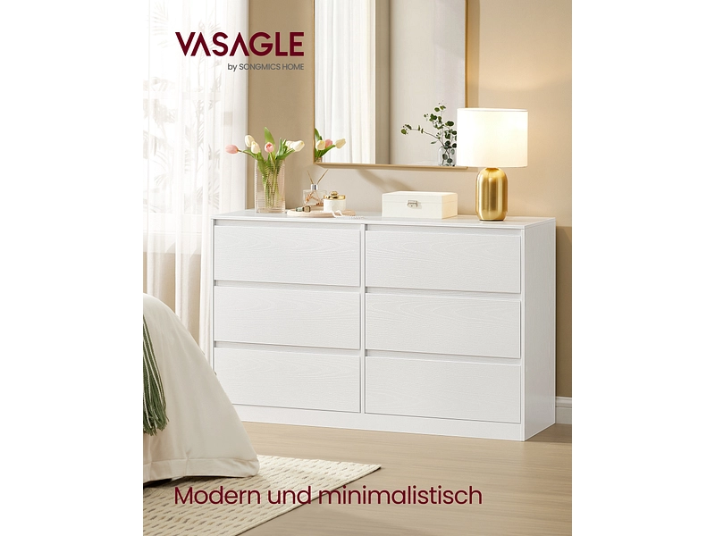 Kommode SONGMICS LIGHTY 6 Schubladen Kommode SONGMICS LIGHTY 6 Schubladen