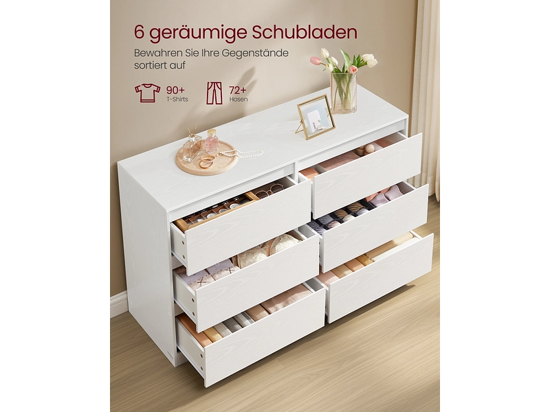 Kommode SONGMICS LIGHTY 6 Schubladen Kommode SONGMICS LIGHTY 6 Schubladen