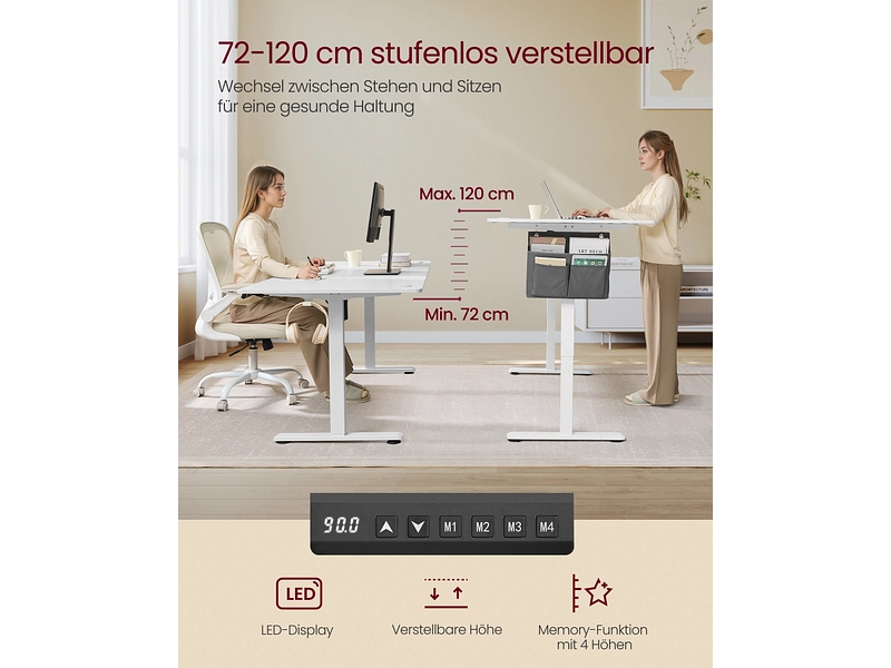 Elektrischer Schreibtisch SONGMICS LIGHTY Elektrischer Schreibtisch SONGMICS LIGHTY