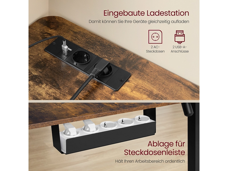 Elektrischer Schreibtisch SONGMICS RUSTIK Elektrischer Schreibtisch SONGMICS RUSTIK