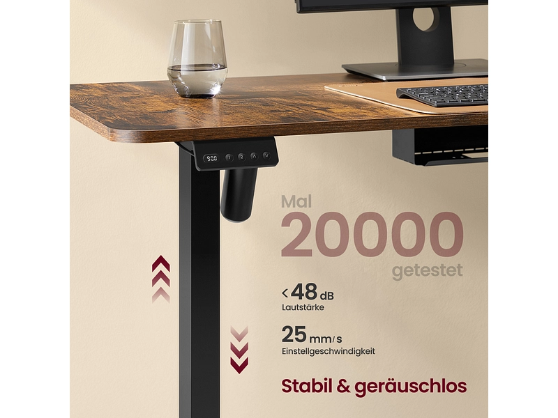 Elektrischer Schreibtisch SONGMICS RUSTIK Elektrischer Schreibtisch SONGMICS RUSTIK