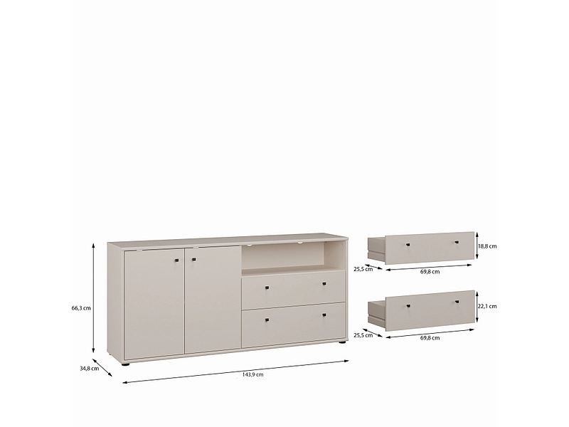 TV-Möbel TEMPRA 2