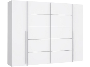 Schrank mit beiden Türarten SIENA weiss