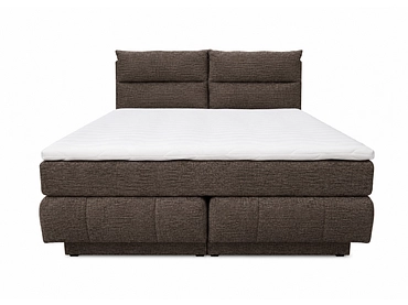 Boxspring KADI brun foncé