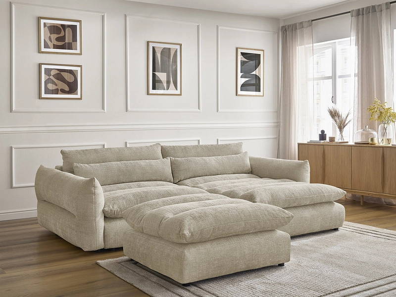 Ecksofa mit Hocker BOBOCHIC NEIL