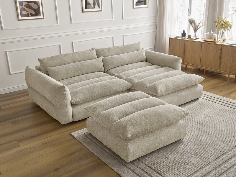Ecksofa mit Hocker BOBOCHIC NEIL