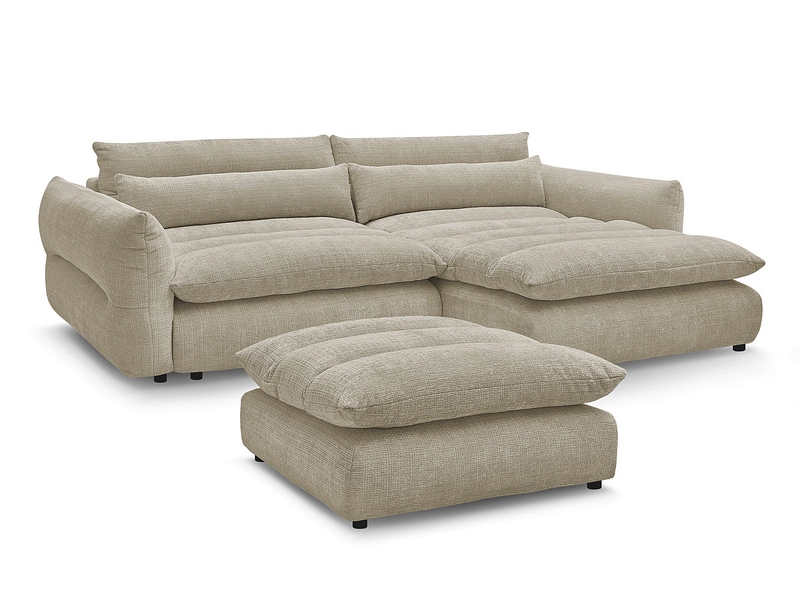 Ecksofa mit Hocker BOBOCHIC NEIL