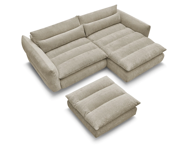 Ecksofa mit Hocker BOBOCHIC NEIL