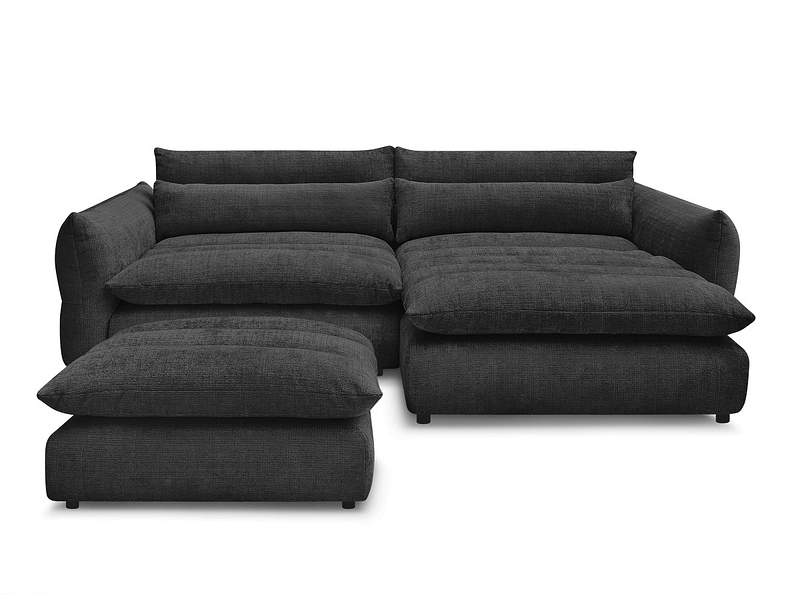 Ecksofa mit Hocker BOBOCHIC NEIL Ecksofa mit Hocker BOBOCHIC NEIL