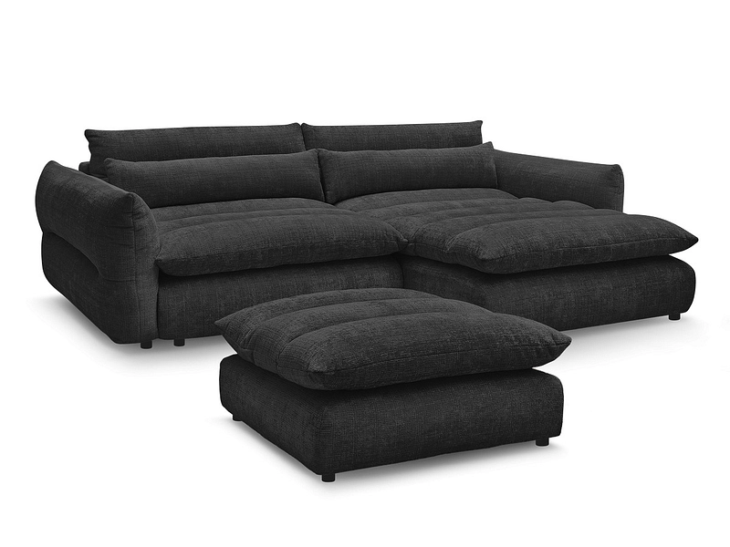 Ecksofa mit Hocker BOBOCHIC NEIL Ecksofa mit Hocker BOBOCHIC NEIL