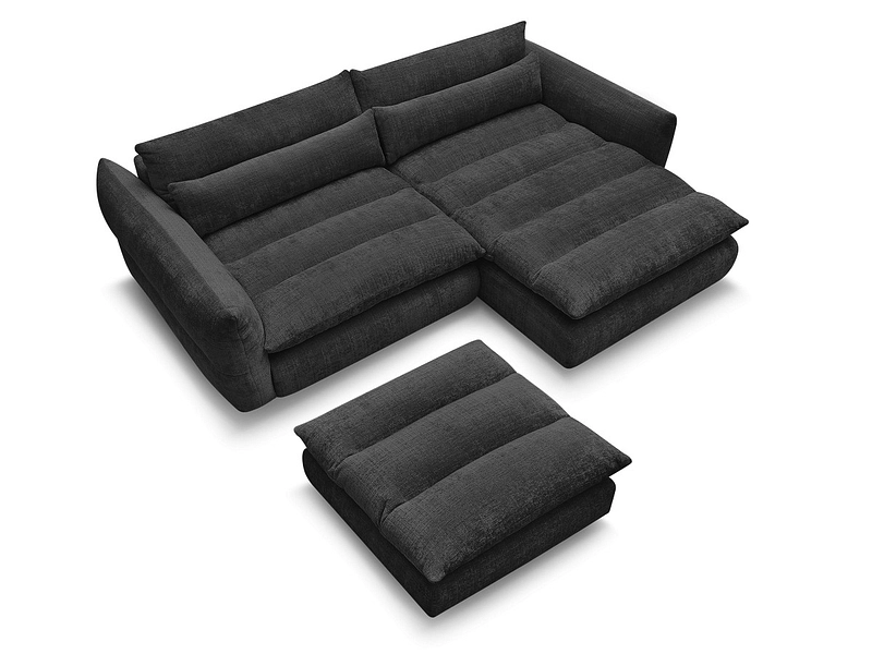Ecksofa mit Hocker BOBOCHIC NEIL Ecksofa mit Hocker BOBOCHIC NEIL
