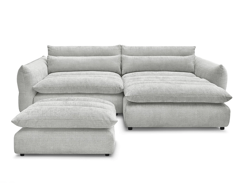 Ecksofa mit Hocker BOBOCHIC NEIL Ecksofa mit Hocker BOBOCHIC NEIL