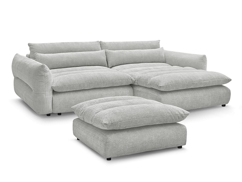 Ecksofa mit Hocker BOBOCHIC NEIL Ecksofa mit Hocker BOBOCHIC NEIL