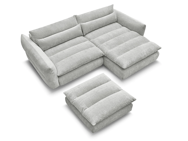 Ecksofa mit Hocker BOBOCHIC NEIL Ecksofa mit Hocker BOBOCHIC NEIL